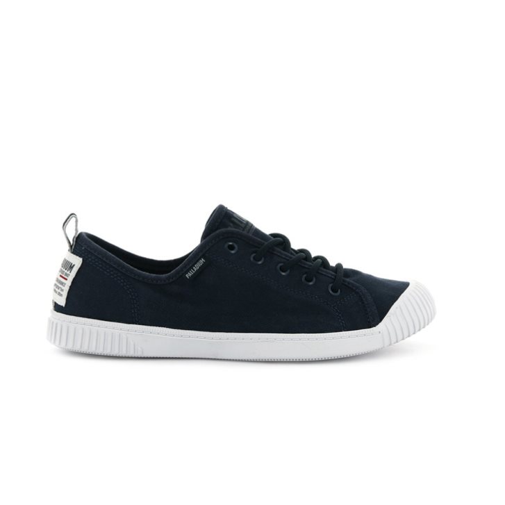 Baskets Palladium Easy Dentelle Tela Low Tops Femme Noir | FR IXF230K